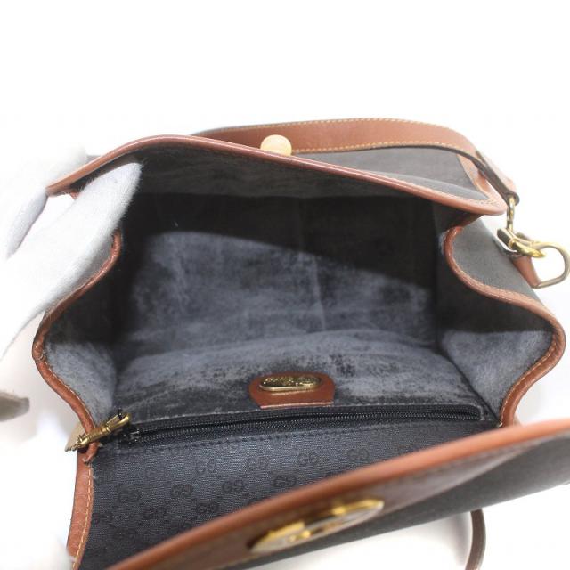GUCCI グッチ　ショルダー　レザー　マイクロgg 金具　ゴールド　黒 楽天市場】【バッグ】GUCCI グッチ オールドグッチ マイクロGG
