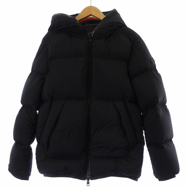 【中古】モンクレール MONCLER CAHAMPSAUR GIUBBOTTO ダウンジャケット ハンガー付き 0 S 黒 F20911B5510053333