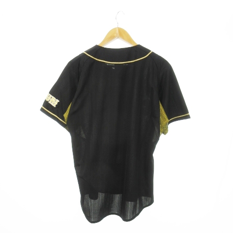 adidas - アディダス 読売ジャイアンツ 巨人 2011年 ユニフォーム シャツ L 黒金 中古】アディダス adidas × 読売ジャイアンツ 巨人 2011年
