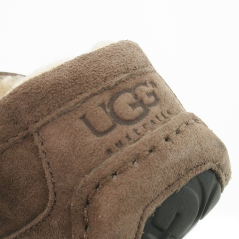中古】アグ UGG Ascot スリッポン モカシン ローファー ムートン ロゴ