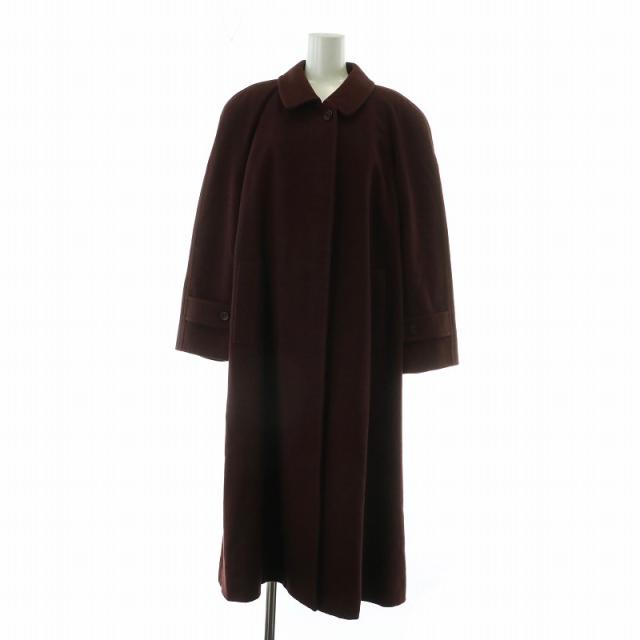 バーバリー カシミヤ100% ロングコート 9AR