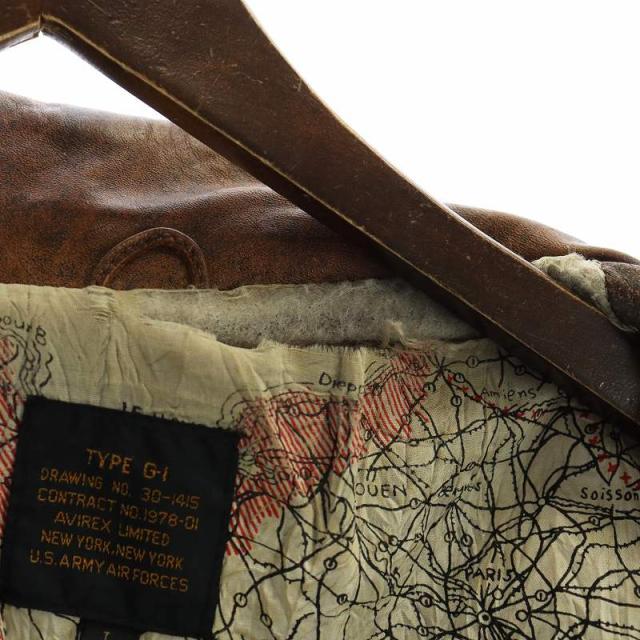 中古】アヴィレックス AVIREX TYPE G-1 レザージャケット 革ジャン