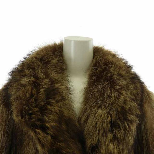 中古】FASHIONABLE セーブル セーブルファー コート 毛皮 ミドル 裏地