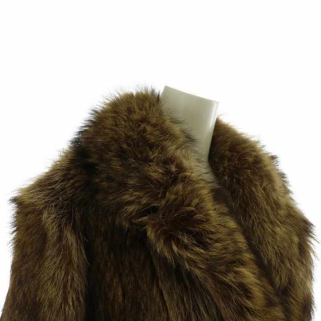 中古】FASHIONABLE セーブル セーブルファー コート 毛皮 ミドル 裏地