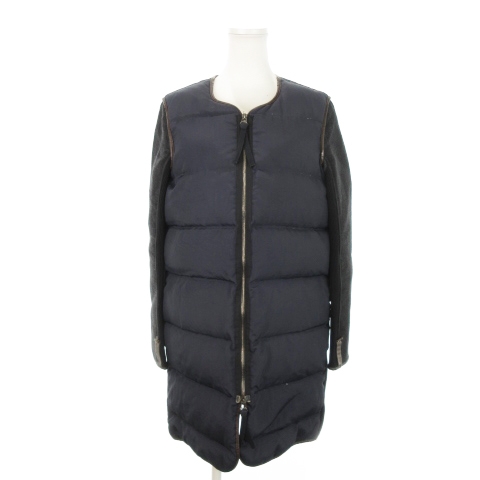 Marni ノースリーブレザージャケット Deep green leather short trench coat | Marni