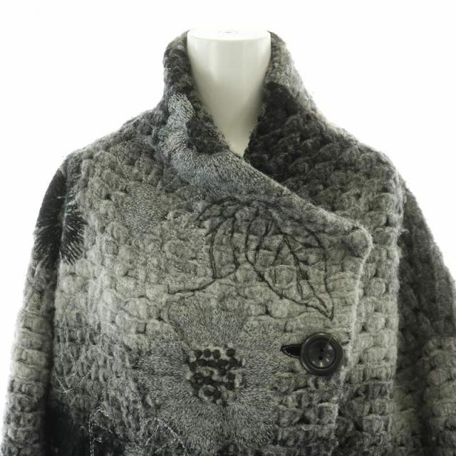 中古】トクコプリミエヴォル tokuko 1er vol コート ロング ウール 花