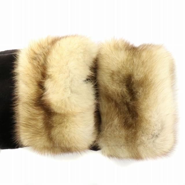 サガミンク サガロイヤル シェアードミンクファーコート ダーク