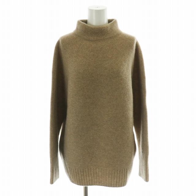 other - ルーエンローズ ニット セーター 長袖 ハイネック カシミヤ L ベージュ 茶 中古】ルーエンローズ LUYUAN ROSE ニット セーター 長袖