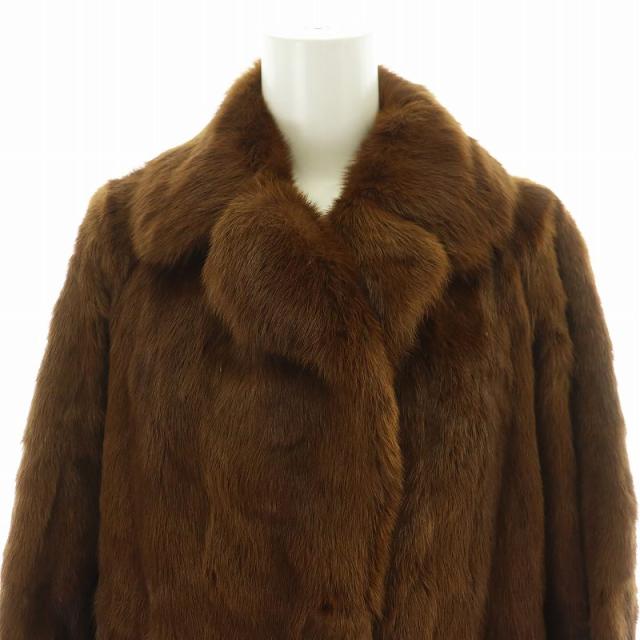 ✨美品✨ランブルトン オンワード サファイアミンク毛皮 ミドルコート