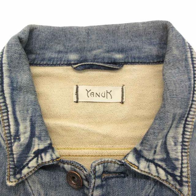 【中古】ヤヌーク YANUK デニムジャケット ジージャン 胸ポケット S インディゴブルー /JS レディース デニムジャケット