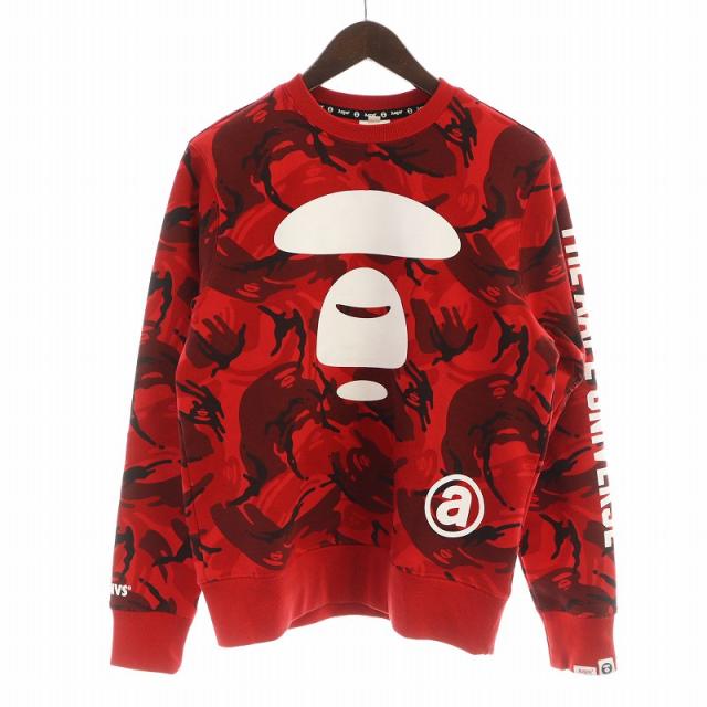 H*a様 【値下げ】A BATHING APE カモフラージュスウェット【L】 H*a様 【値下げ】A BATHING APE カモフラージュスウェット【L