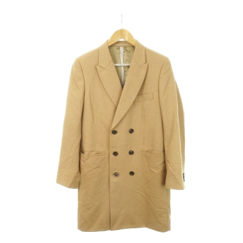 Paul Smith メルトンダブルブレスト チェスターコート キャメル ポール