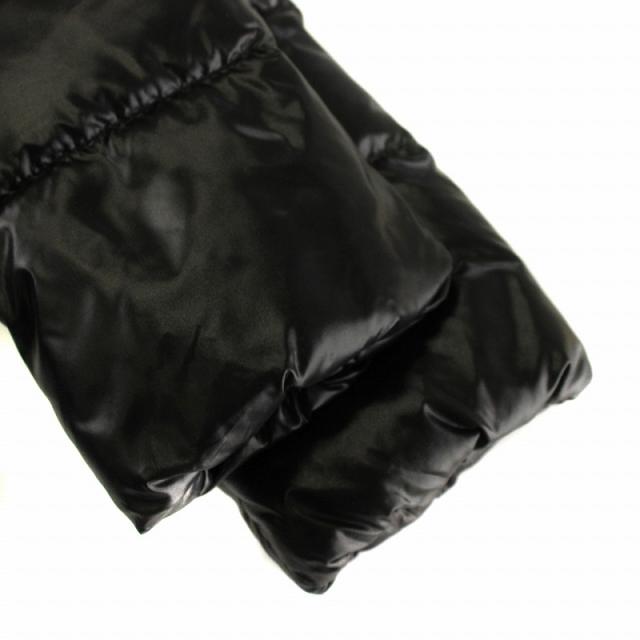 【中古】DUVETICA NICEA ダウンコート ジャケット アウター ナイロン フード ジップアップ 38 S 黒 D.2480.00/1035.R