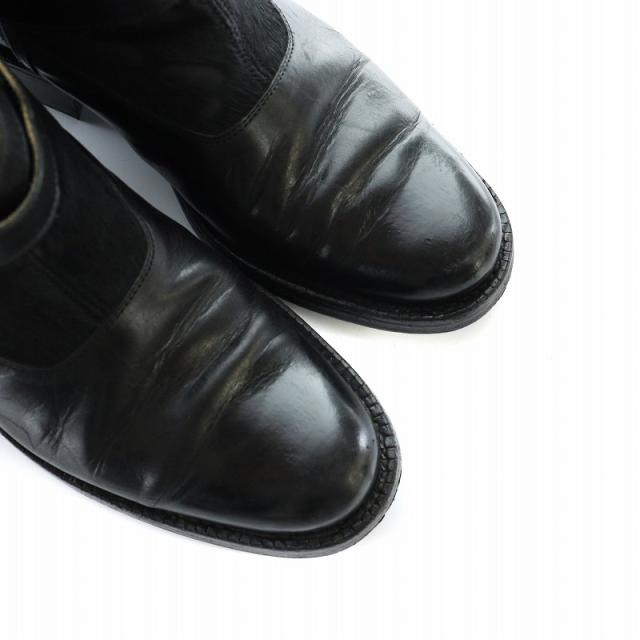 【中古】フットザコーチャー foot the coacher HARDER ショートブ—ツ ブーティ ロゴ ハラコ レザー ベルト 4 26cm 中古】フットザコーチャー foot the coacher HARDER ショートブ—ツ