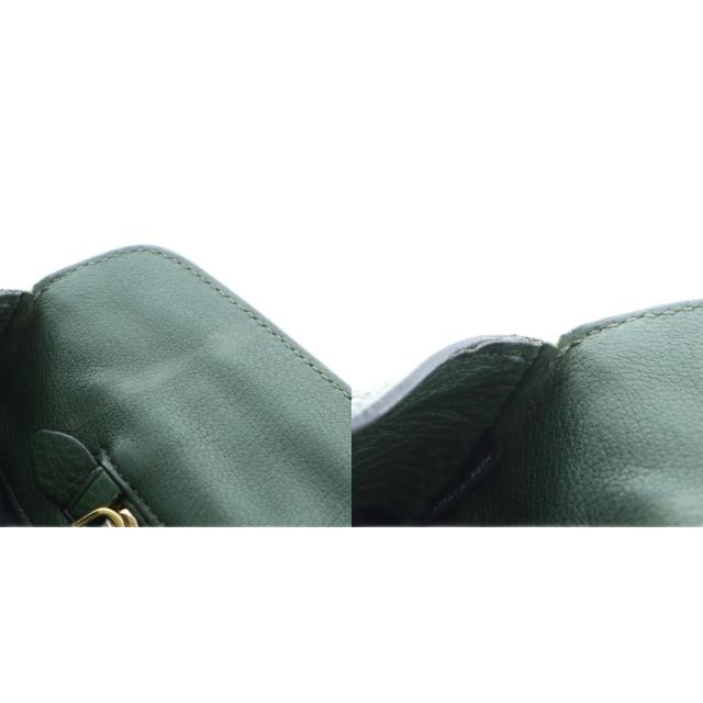 【中古】プラダ PRADA 2WAY ショルダーバッグ ハンドバッグ トート レザー シボ革 緑 グリーン ■GY37 レディース 中古】プラダ PRADA 2WAY ショルダーバッグ ハンドバッグ トート