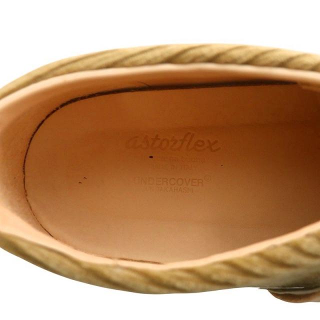 【中古】未使用品 UNDERCOVER × Astorflex コーデュロイセンターシームシューズ M 26〜26.5cm ベージュ UCZ4F01-2