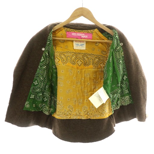 中古】ジュンヤワタナベマンピンク ルイス ベスト アウター ウール