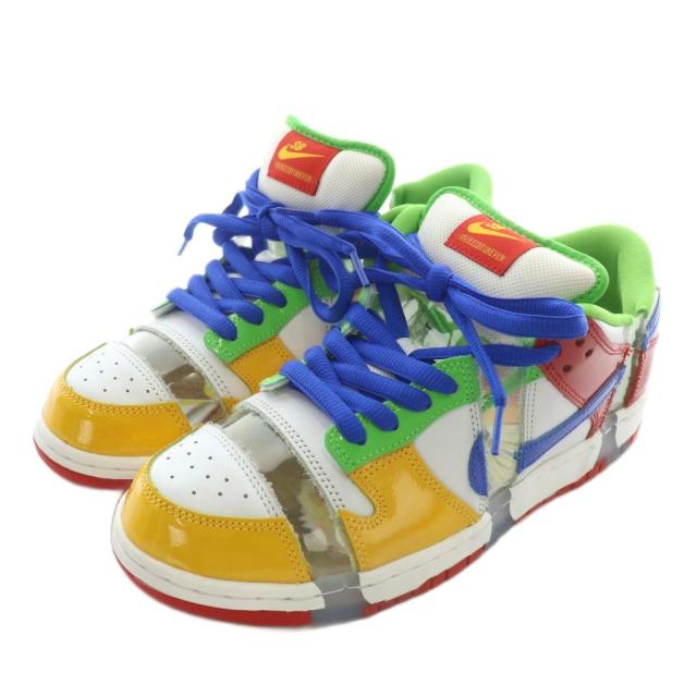 【中古】NIKE SB Dunk Low Sandy スニーカー エナメル レザー ローカット US9.5 27.5cm マルチカラー FD8777-100