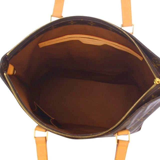 LOUIS VUITTON◇カバメゾ_モノグラム・キャンバス/PVC/BRW 中古】ルイ