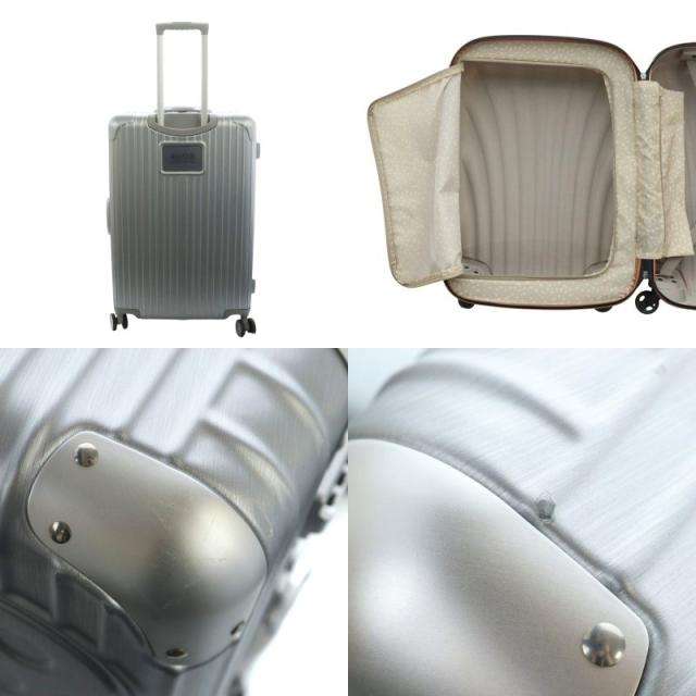 ゆう】muta 中型スーツケース ホワイト ムータキャリーケース、スーツ