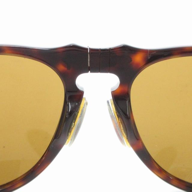 中古】ペルソール Persol サングラス アイウェア 度なし べっ甲柄 54