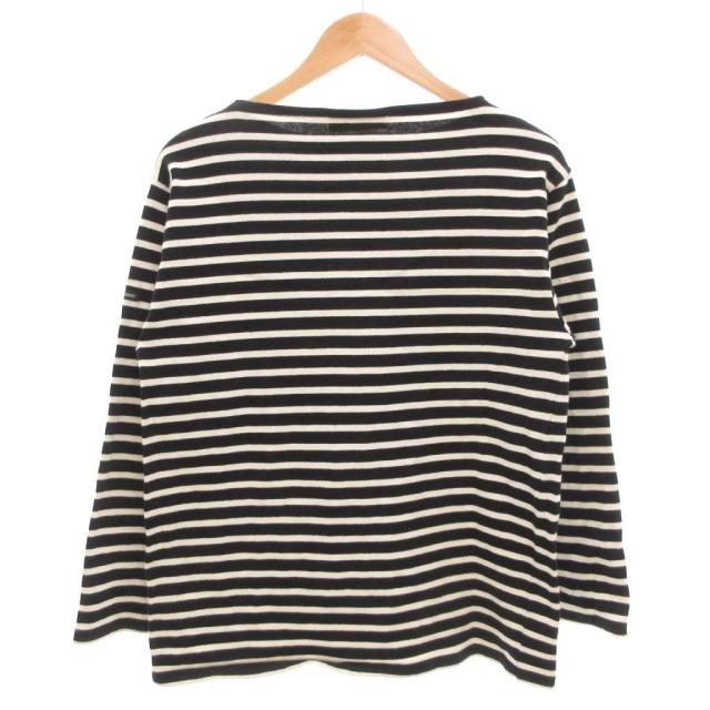 Saint James セントジェーム/バスクシャツ/ブラックロンT/6/XL セント