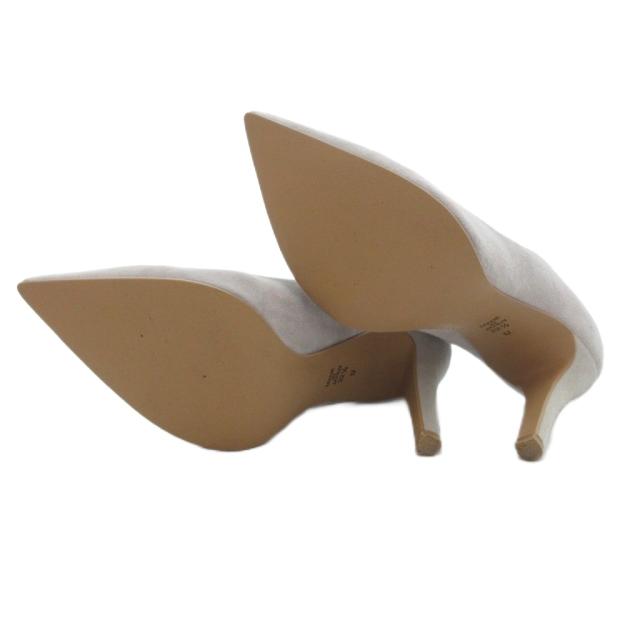 中古】ダイアナ DIANA パンプス ハイヒール スエード 22.5cm グレー