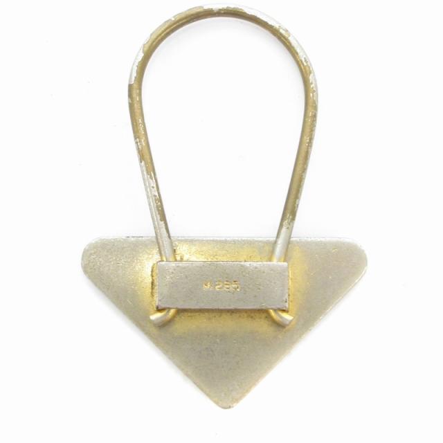 ◇プラダ◇1PP128/メタル/キーリング/三角ロゴ/キーホルダー