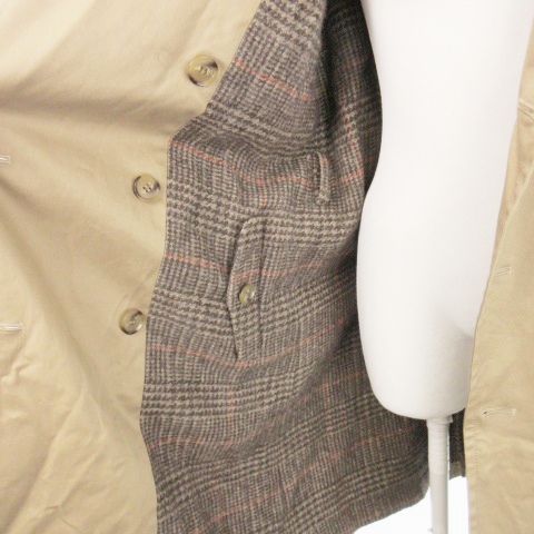 中古】ミュベール muveil リバーシブルトレンチコート アルパカ混  