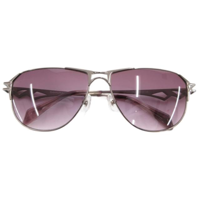 【中古】サムライ翔  SAMURAI SHO ティアドロップ サングラス メガネ アイウェア フルリム ツーブリッジ 59□14 138