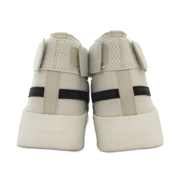 【中古】ナイキ NIKE Fear Of God Air Raid Light Bone スニーカー 26.5cm シューズ ハイカット ロゴ 白 ホワイト