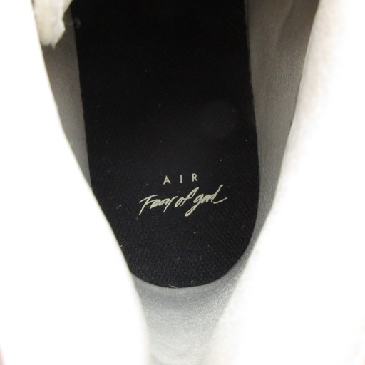 【中古】ナイキ NIKE Fear Of God Air Raid Light Bone スニーカー 26.5cm シューズ ハイカット ロゴ 白 ホワイト
