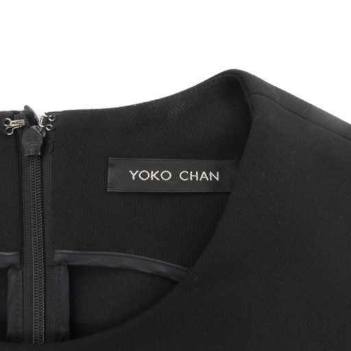 中古】ヨーコチャン YOKO CHAN フェイクパール ノースリーブワンピース