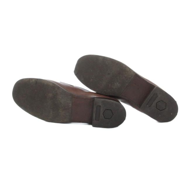 【中古】ジェイエムウエストン J.M.WESTON ローファー 4.5 シューズ レザー 本革 茶 ブラウン /AE ■GY30