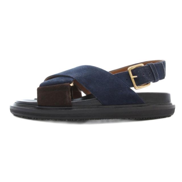 中古】マルニ MARNI Fussbett フスベットサンダル クロスベルト