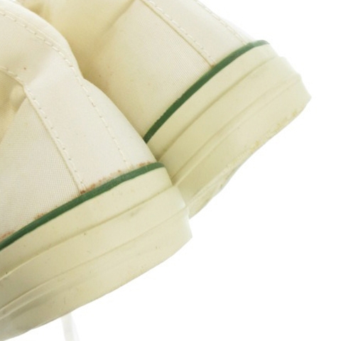 【中古】COMME des GARCONS HOMME 靴 シューズ ハイカットスニーカー レースアップ キャンバス ライン 27.0cm 白