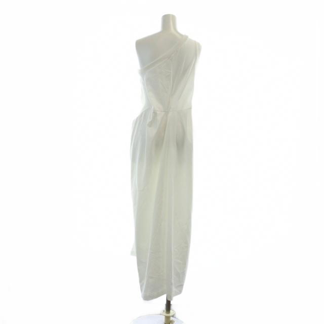 【中古】イロット IIROT SINGLE JERSEY DRESS WHITE ノースリーブワンピース タグ付き ロング フレア 1 白 ホワイト