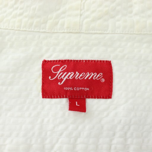 中古】シュプリーム SUPREME 15SS Hooded Seersucker Shirt シャツ