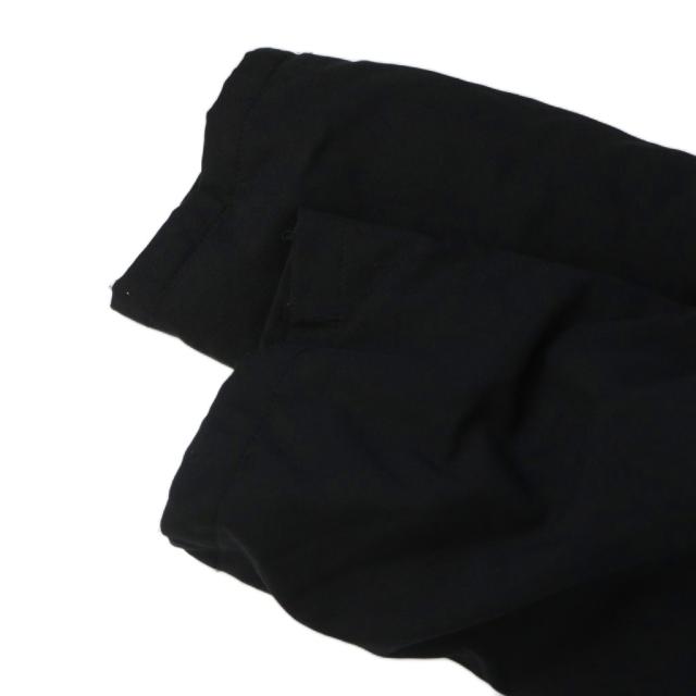 【中古】シーピーカンパニー C.P.COMPANY ダウンジャケット ミドル 長袖 ロゴ フード 50 XL 黒 ブラック ■GY35 /MQ