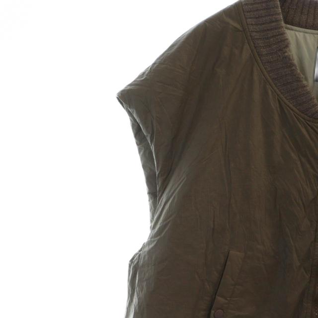 【中古】アンダーカバー UNDERCOVER 17AW タイベック ビッグ ベスト ジップアップ オーバーサイズ 茶 UCT4002-1_2