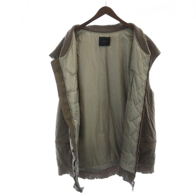 【中古】アンダーカバー UNDERCOVER 17AW タイベック ビッグ ベスト ジップアップ オーバーサイズ 茶 UCT4002-1_3