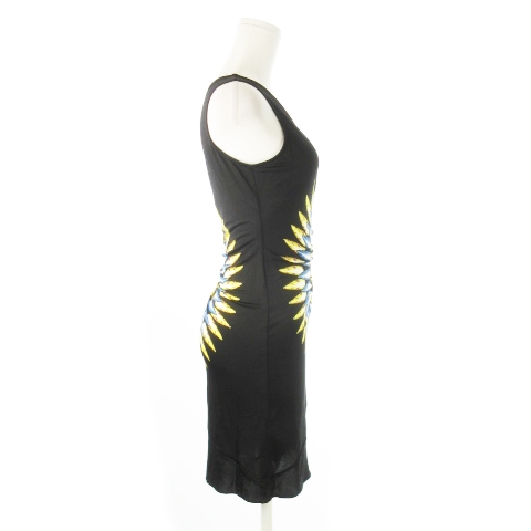 【中古】未使用品 ビーシービージーマックスアズリア BCBGMAXAZRIA ワンピース ミニ ノースリーブ フリル XXS 黒_3