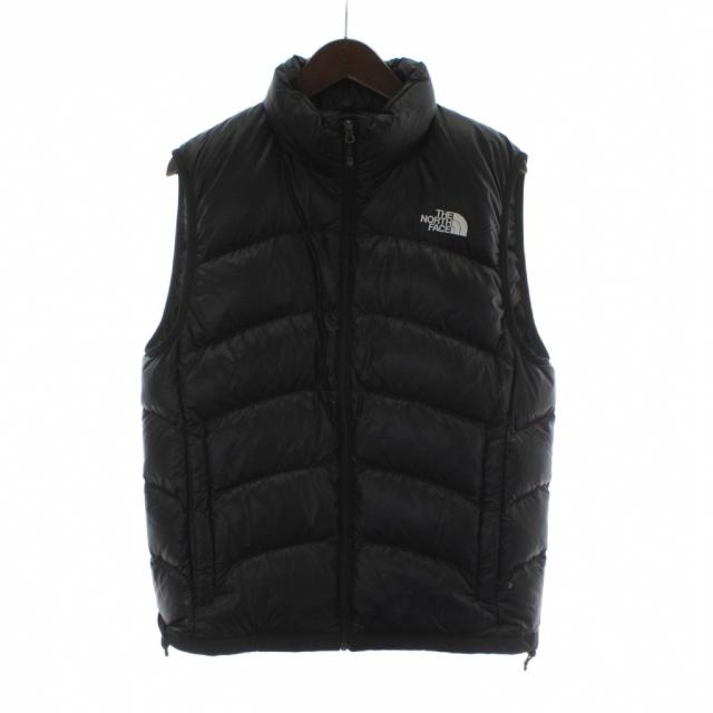 【中古】ザノースフェイス THE NORTH FACE アコンカグアベスト Aconcagua Vest ダウンベスト アウター M 黒