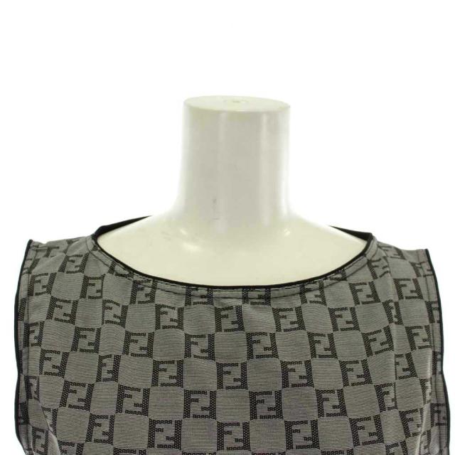 中古】フェンディ FENDI タンクトップ カットソー ノースリーブ ズッカ