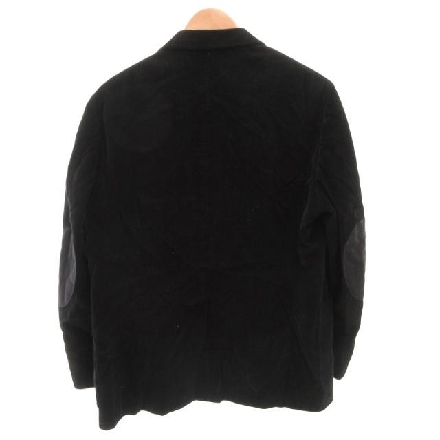 【中古】ブルックスブラザーズ BROOKS BROTHERS コーデュロイ テーラードジャケット 2B エルボーパッチ L 黒_1