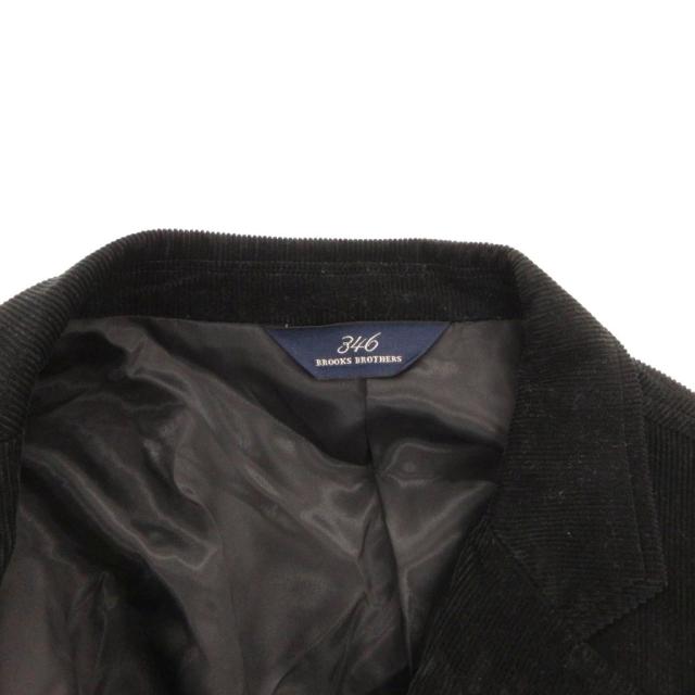 【中古】ブルックスブラザーズ BROOKS BROTHERS コーデュロイ テーラードジャケット 2B エルボーパッチ L 黒_4