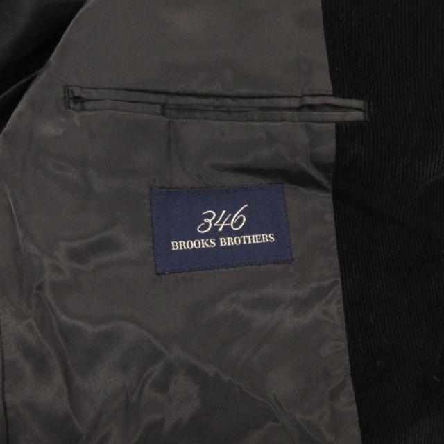 【中古】ブルックスブラザーズ BROOKS BROTHERS コーデュロイ テーラードジャケット 2B エルボーパッチ L 黒_5
