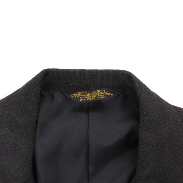 【中古】ブルックスブラザーズ スーツ セットアップ シングル ジャケット パンツ ウール 3B 37SHT W31 ダークグレー_6