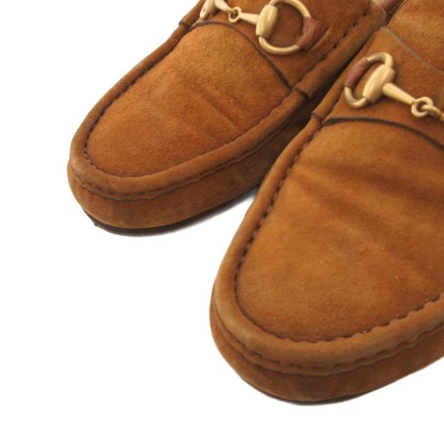 中古】グッチ GUCCI ホースビット ローファー シューズ スエード