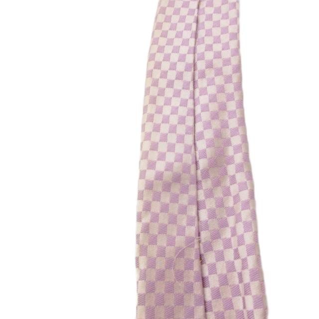 中古】ルイヴィトン LOUIS VUITTON ネクタイ マイクロダミエ シルク